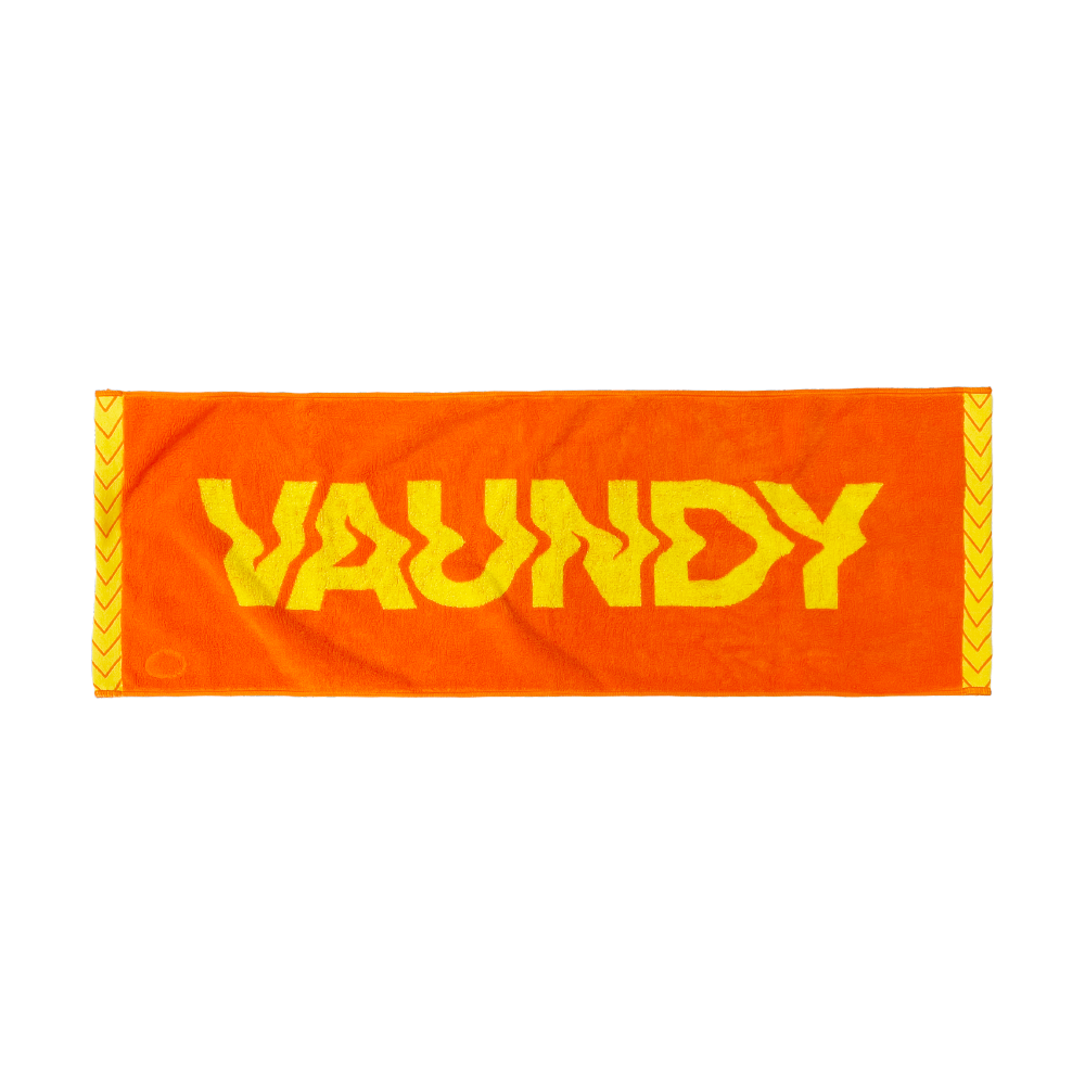 🍥 Vaundy - 【TOKYO limited】Logo Jacquard Towel［Orange×Yellow］ ♪︎
