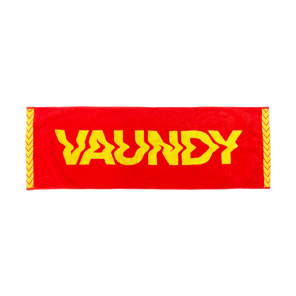🍥 Vaundy - 【OSAKA limited】Logo Jacquard Towel［Red×Yellow］ ♪︎