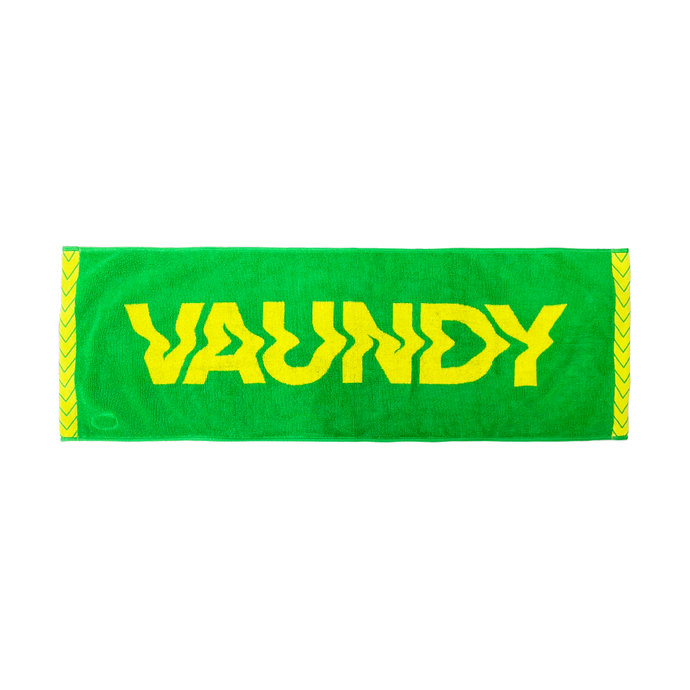 🍥 Vaundy - 【HOKKAIDO limited】Logo Jacquard Towel［Green×Yellow］ ♪︎