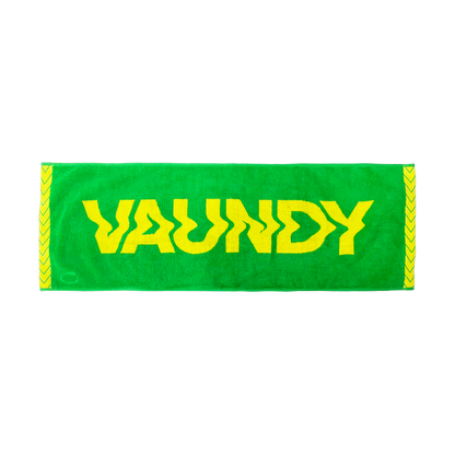🍥 Vaundy - 【HOKKAIDO limited】Logo Jacquard Towel［Green×Yellow］ ♪︎