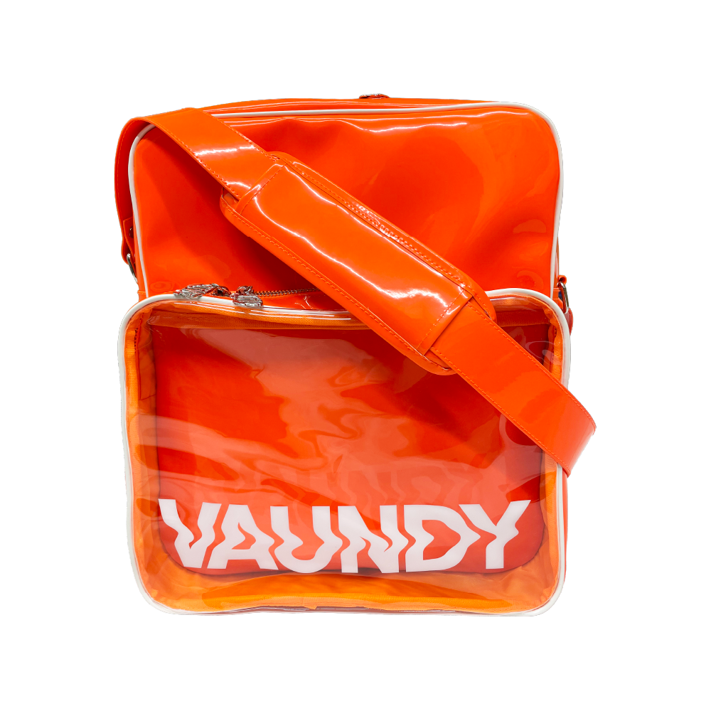 🍥 Vaundy - "SILENCE" - Patent Leather Shoulder Bag［Orange］ ♪︎