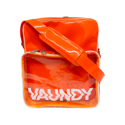 🍥 Vaundy - "SILENCE" - Patent Leather Shoulder Bag［Orange］ ♪︎