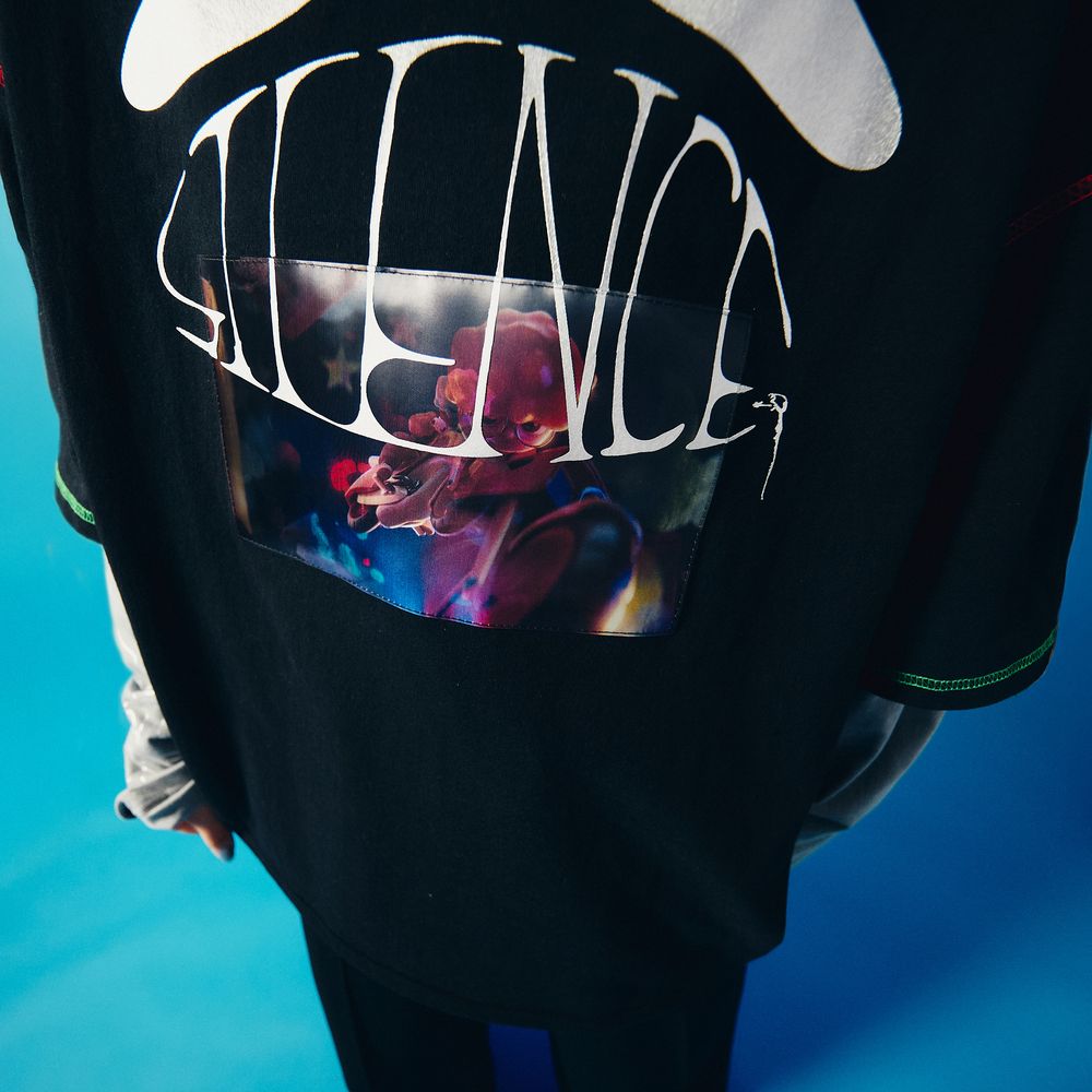 🍥 Vaundy - "SILENCE" - Logo Layered T-shirt［Black］ ♪︎