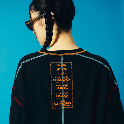 🍥 Vaundy - "SILENCE" - Logo Layered T-shirt［Black］ ♪︎