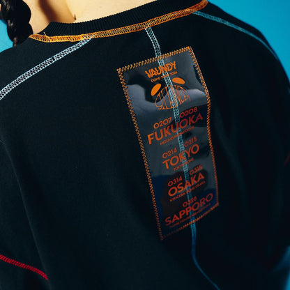 🍥 Vaundy - "SILENCE" - Logo Layered T-shirt［Black］ ♪︎