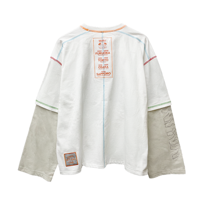 🍥 Vaundy - "SILENCE" - Logo Layered T-shirt［White］ ♪︎