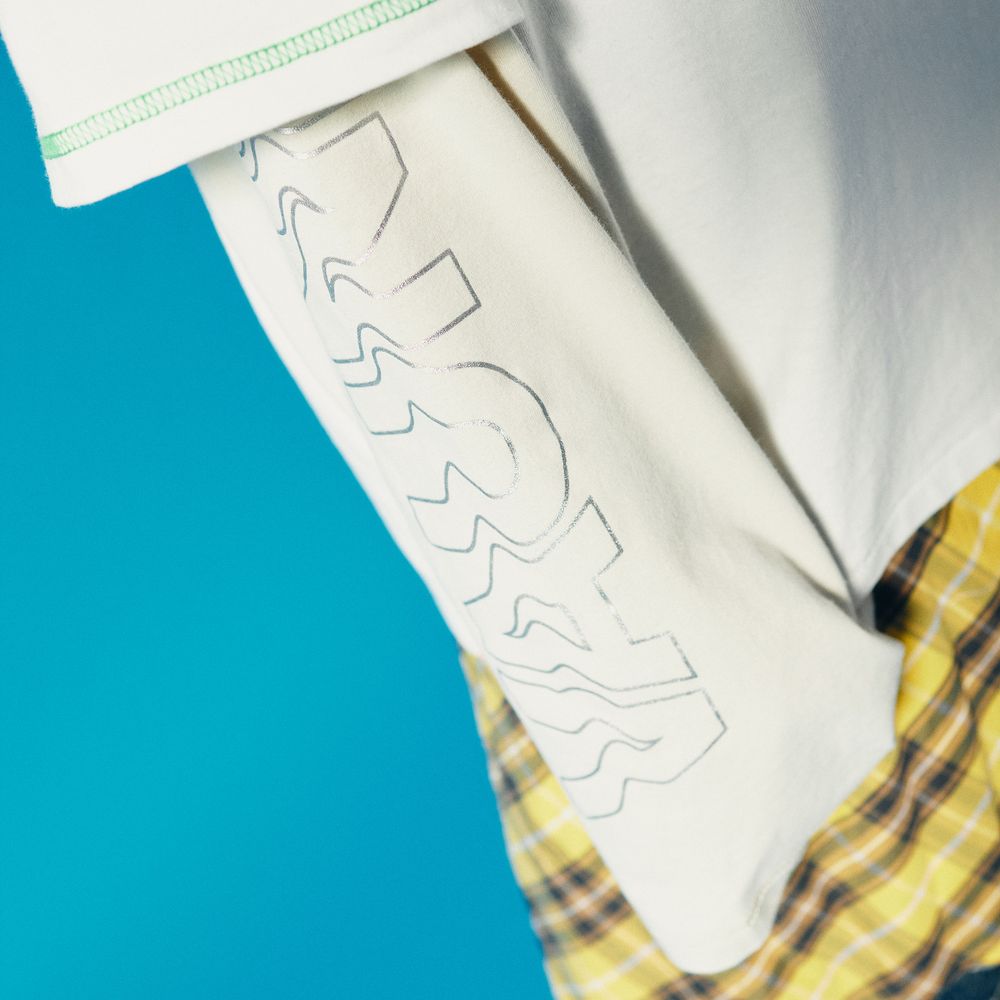 🍥 Vaundy - "SILENCE" - Logo Layered T-shirt［White］ ♪︎