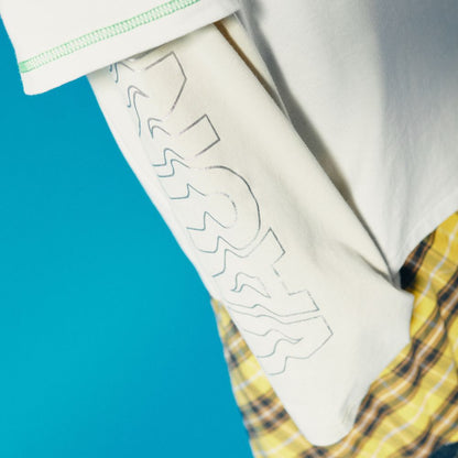 🍥 Vaundy - "SILENCE" - Logo Layered T-shirt［White］ ♪︎