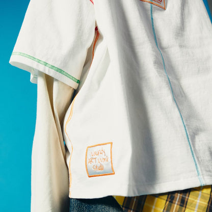 🍥 Vaundy - "SILENCE" - Logo Layered T-shirt［White］ ♪︎