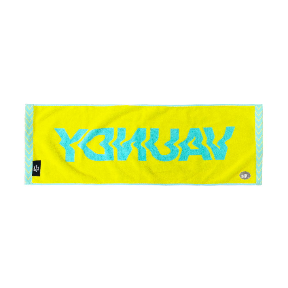 🍥 Vaundy - 【FUKUOKA limited】Logo Jacquard Towel［Light Blue×Yellow］ ♪︎