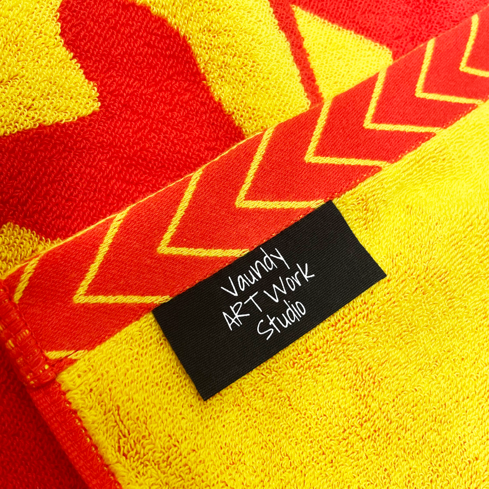 🍥 Vaundy - 【OSAKA limited】Logo Jacquard Towel［Red×Yellow］ ♪︎