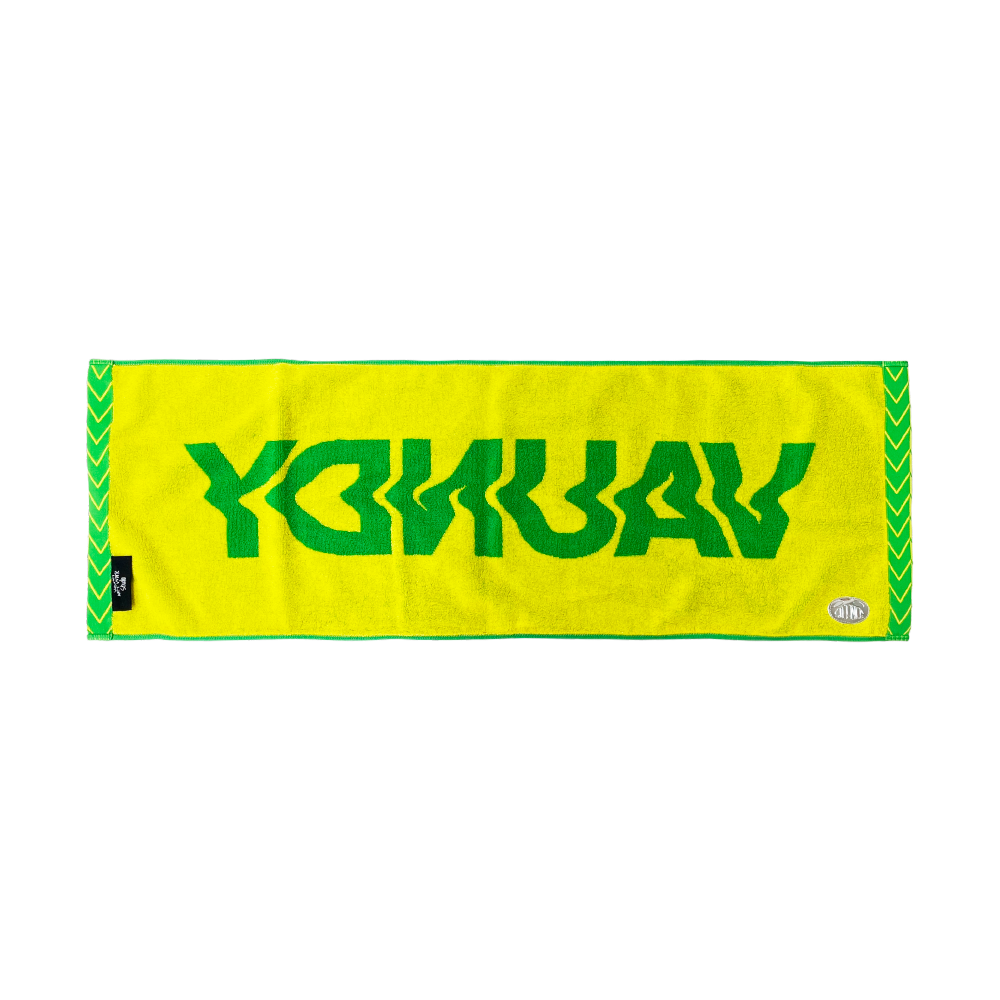 🍥 Vaundy - 【HOKKAIDO limited】Logo Jacquard Towel［Green×Yellow］ ♪︎