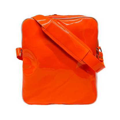 🍥 Vaundy - "SILENCE" - Patent Leather Shoulder Bag［Orange］ ♪︎