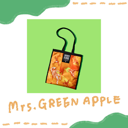 🍏 Mrs. GREEN APPLE - ≪ゼンジン未到とイ/ミュータブル〜間奏編〜≫ - IM/MUTABLE 雙面2way托特包 ♪︎ - 【長期預購-10月下旬】