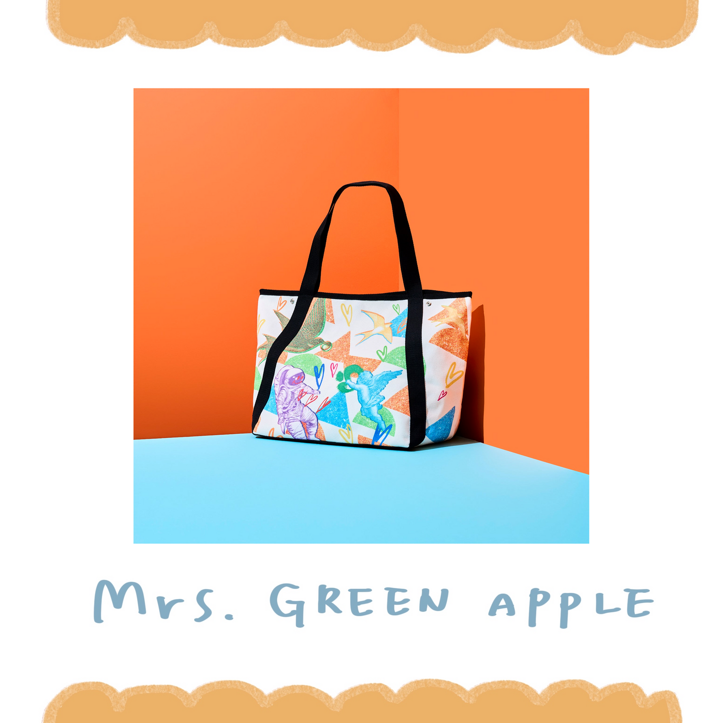 🍏 Mrs. GREEN APPLE - ≪ゼンジン未到とイ/ミュータブル〜間奏編〜≫ - IM/MUTABLE 托特包 ♪︎ - 【長期預購-10月下旬】