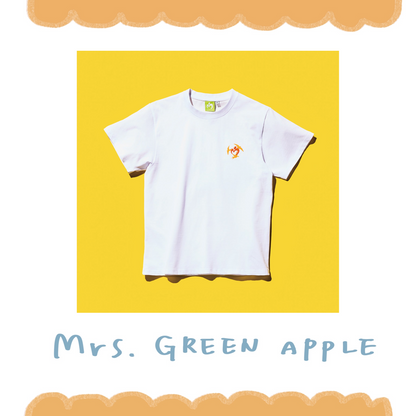 🍏 Mrs. GREEN APPLE - ≪ゼンジン未到とイ/ミュータブル〜間奏編〜≫ - IM/MUTABLE LOGO T-Shirt B / White ♪︎ - 【長期預購-10月下旬】