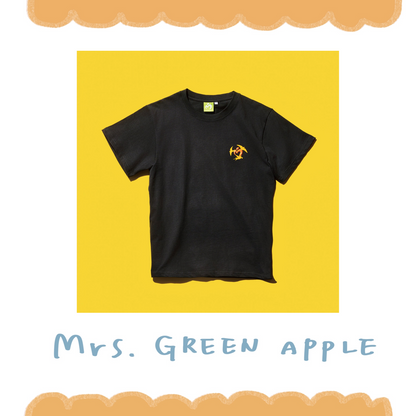 🍏 Mrs. GREEN APPLE - ≪ゼンジン未到とイ/ミュータブル〜間奏編〜≫ - IM/MUTABLE LOGO T-Shirt B / Black ♪︎ - 【長期預購-10月下旬】
