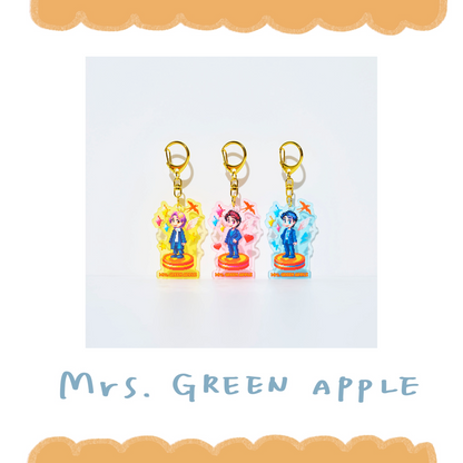 🍏 Mrs. GREEN APPLE - ≪ゼンジン未到とイ/ミュータブル〜間奏編〜≫ - IM/MUTABLE 像素風鑰匙圈組 ♪︎ - 【長期預購-10月下旬】
