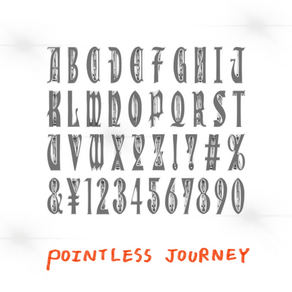 👑🐂 Pointless Journey 常田大希 - INITIAL RING– 銀色 ♪︎ - 【長期預購-2026/01】