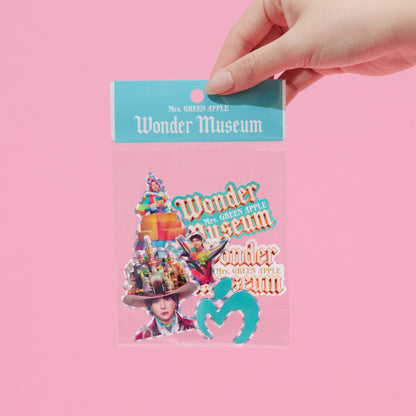 🍏 Mrs. GREEN APPLE - 『Wonder Museum』 - 貼紙組 ♪︎ - 【中期預購-9月上旬】