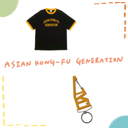 🍂 ASIAN KUNG-FU GENERATION - ファン感謝祭2024 - リンガー短袖上衣/AKG登山扣 ♪︎