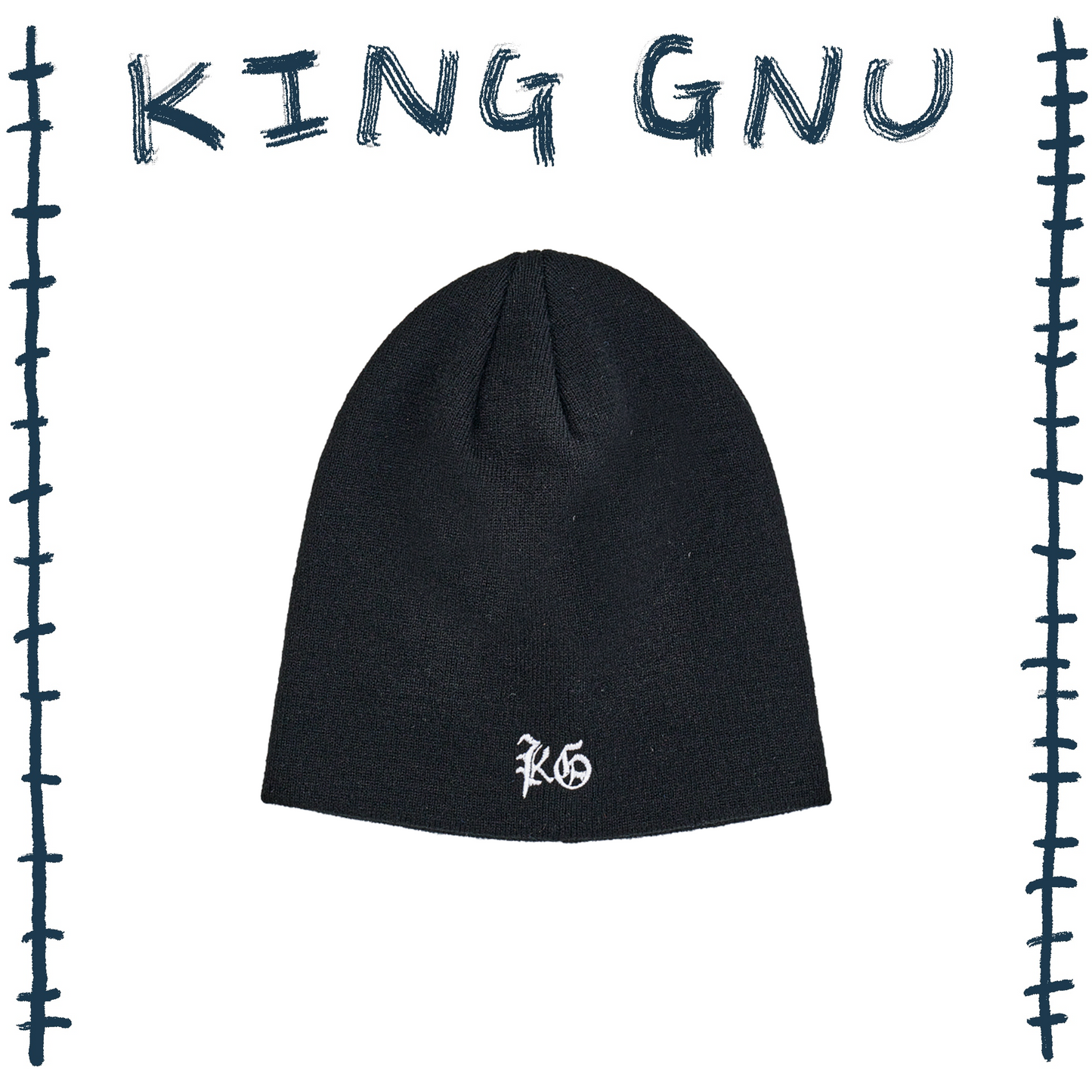 👑🐂 King Gnu - CEN+RAL Tour 2026 - KG 毛帽 (BLACK) ♪︎ - 【長期預購-202607】