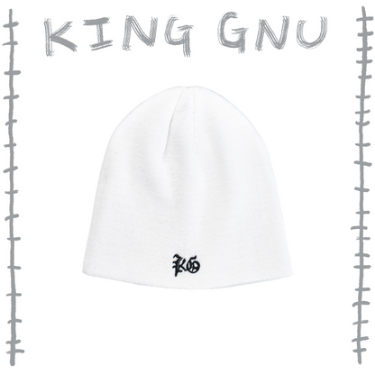 👑🐂 King Gnu - CEN+RAL Tour 2026 - KG 毛帽 (WHITE) ♪︎ - 【長期預購-202607】
