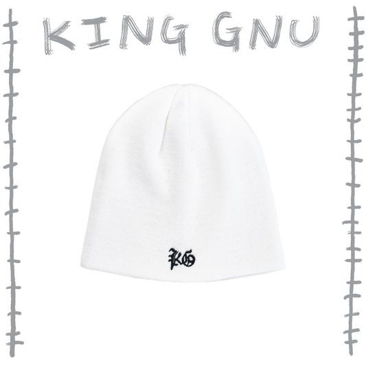 👑🐂 King Gnu - CEN+RAL Tour 2026 - KG 毛帽 (WHITE) ♪︎ - 【長期預購-202607】