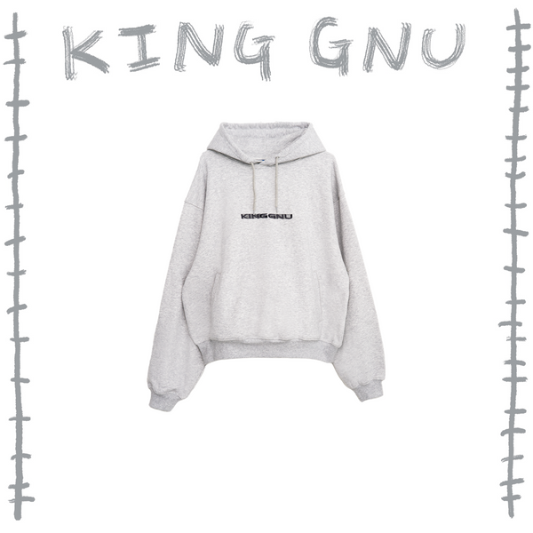 👑🐂 King Gnu - CEN+RAL Tour 2026 - KG IS DEAD HOODIE (GRAY 👑🐂 King Gnu - CEN+RAL Tour 2026 - KG IS DEAD HOODIE (GRAY