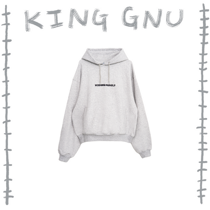 👑🐂 King Gnu - CEN+RAL Tour 2026 - KG IS DEAD HOODIE (GRAY