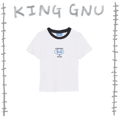 👑🐂 King Gnu - CEN+RAL Tour 2026 - KG TIGHT TEE (WHITE) ♪︎ - 【長期預購-202607】