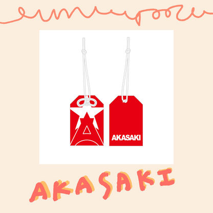 🟥 AKASAKI - 「KONNICHIWA」 - 護身符 ♪︎