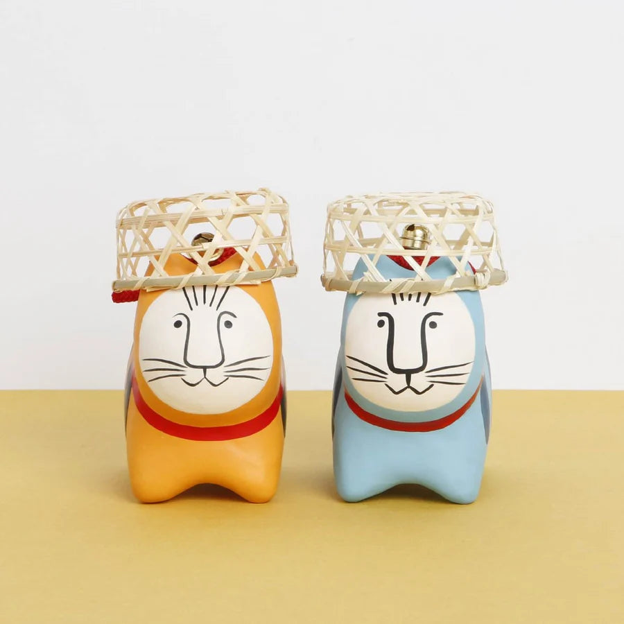 Lisa Larson - 會津張子(福島縣) × Lisa Larson - Lisa Larson的貓張子 (Misse・Blue) ♪︎