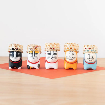 Lisa Larson - 會津張子(福島縣) × Lisa Larson - Lisa Larson的貓張子 (Misse・Blue) ♪︎