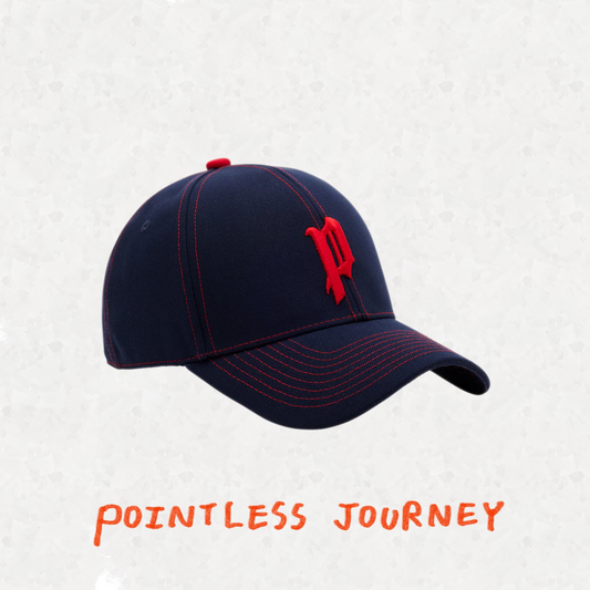 👑🐂 Pointless Journey 常田大希 - LOGO BASEBALL CAP– INDIGO ♪︎ - 【長期預購-6月下旬】