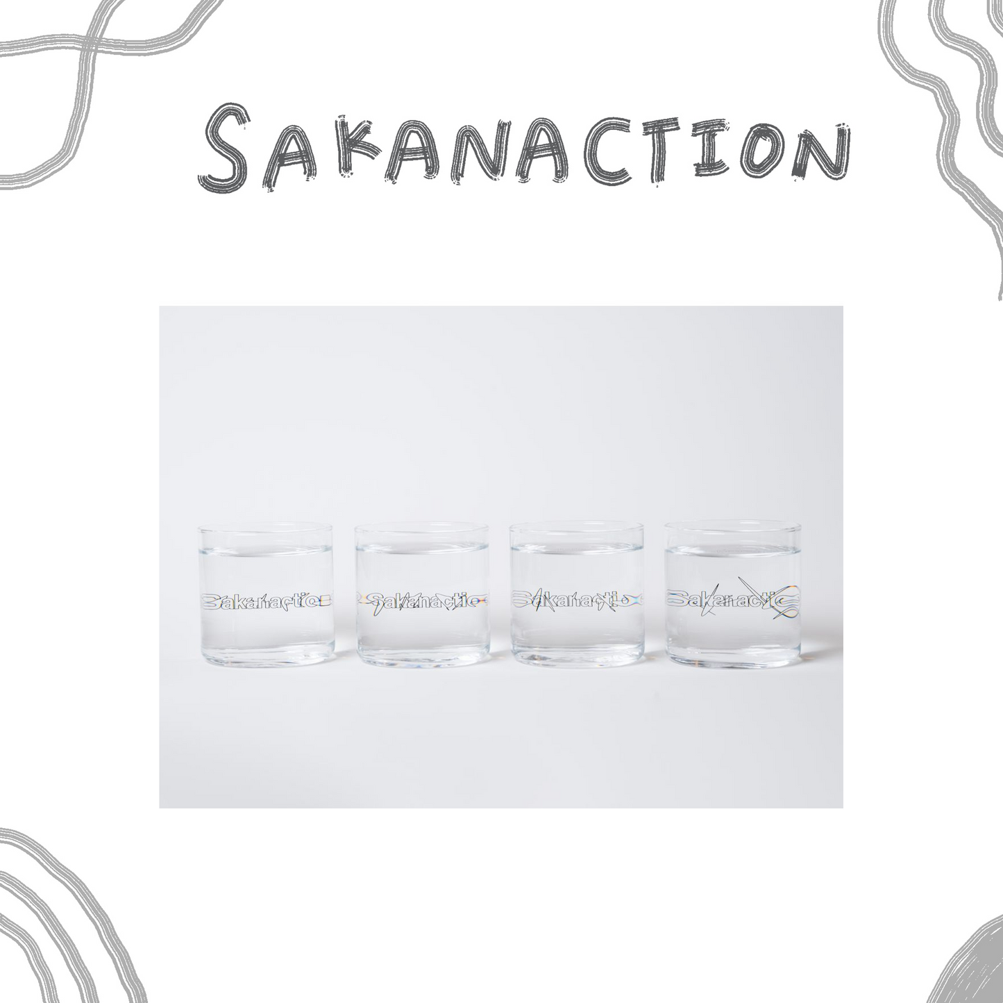 🐟 sakanaction - LIVE at SGC HALL ARIAKE - LOGO GLASS ♪︎ - 【長期預購-7月中旬】