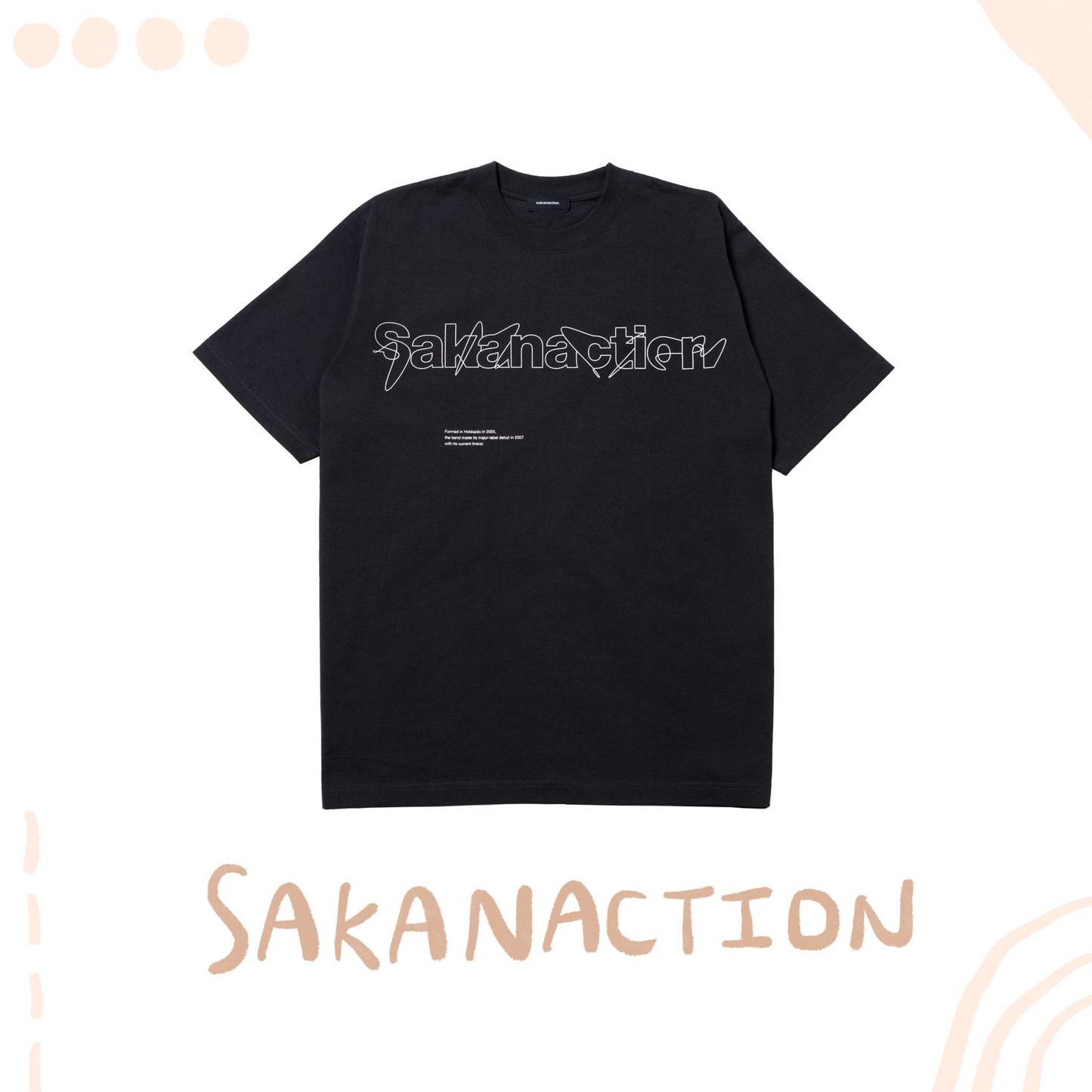 🐟 sakanaction - LIVE at SGC HALL ARIAKE - LOGO TEE ♪︎ - 【長期預購-7月中旬】