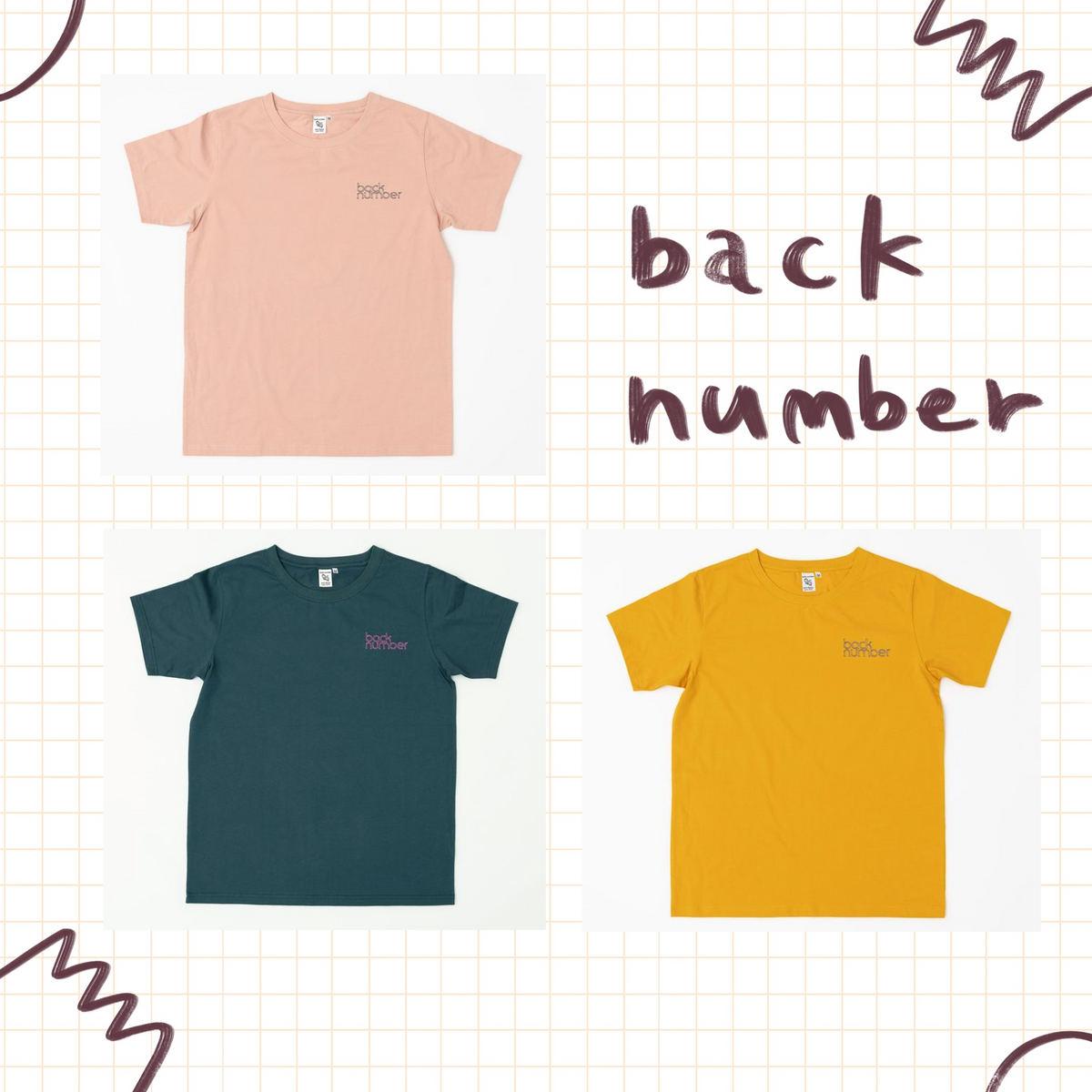 🌊 back number - one room party vol.7 - LOGO刺繡T-Shirt 🌊 back number - one room party vol.7 - LOGO刺繡T-Shirt