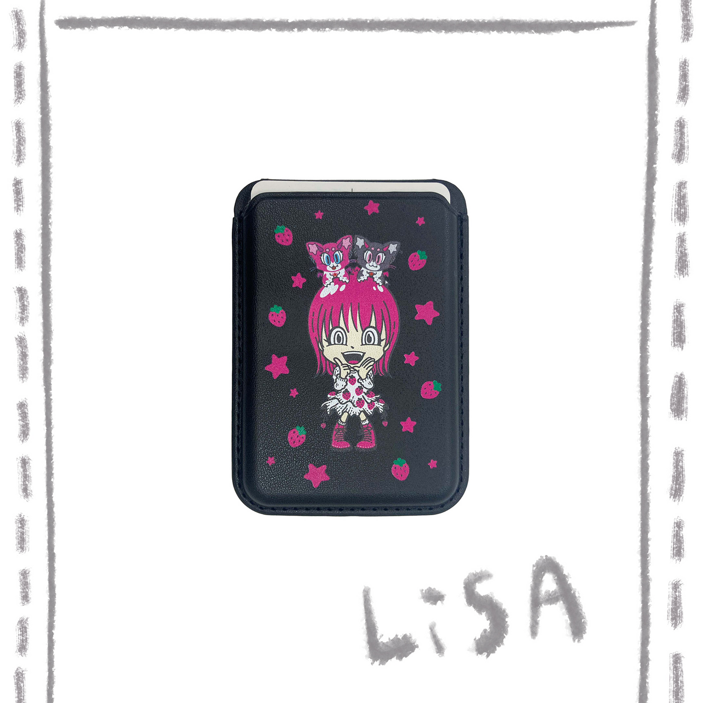 ❤️‍🔥 LiSA - LiVE is Smile Always～15～ - 剛剛好LiSA手機用卡片套 ♪︎
