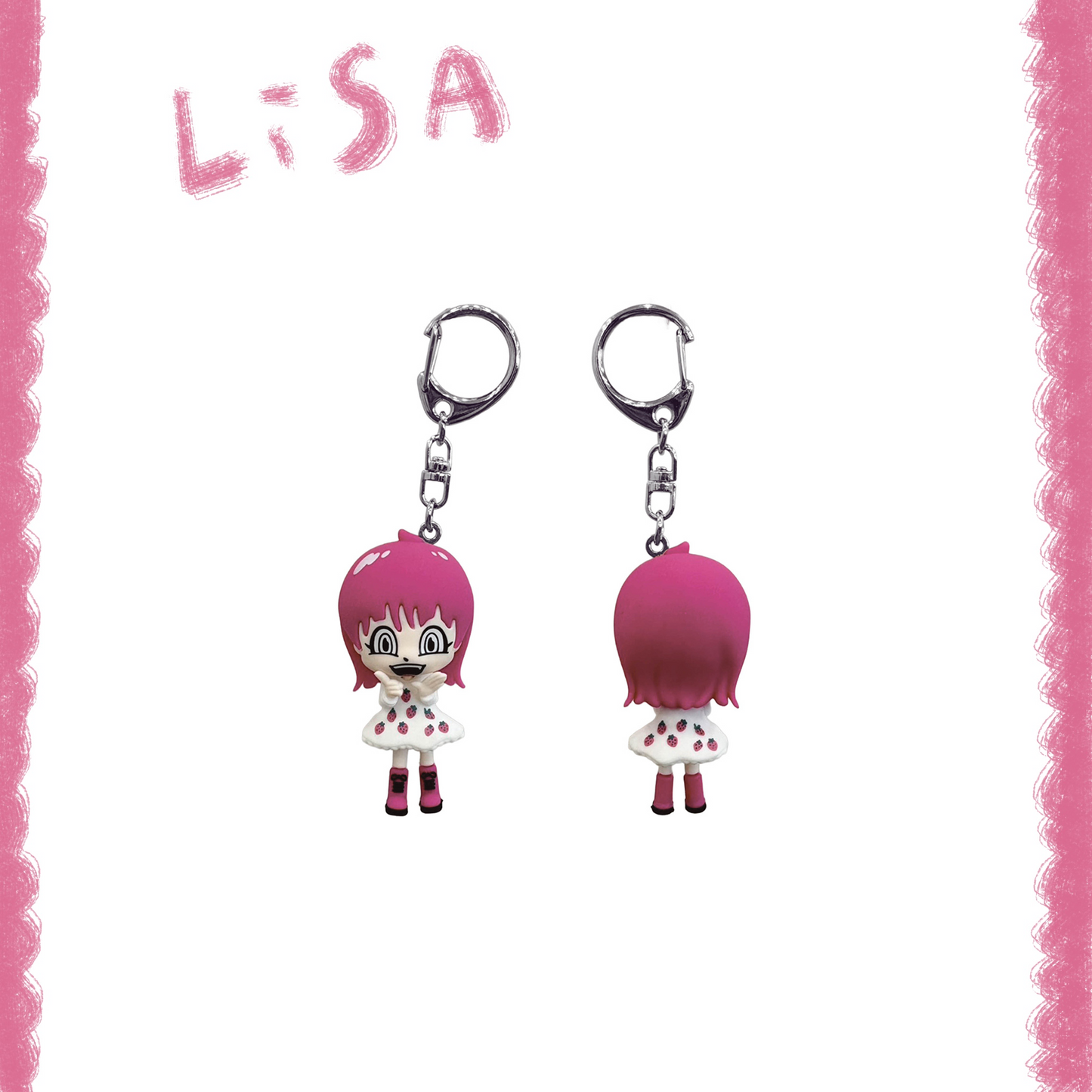 ❤️‍🔥 LiSA - LiVE is Smile Always～15～ - 立體鑰匙圈 LiSA ♪︎