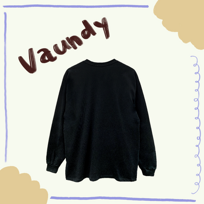 🍥 Vaundy - Logo Long Sleeve T-Shirts[Black] ♪︎