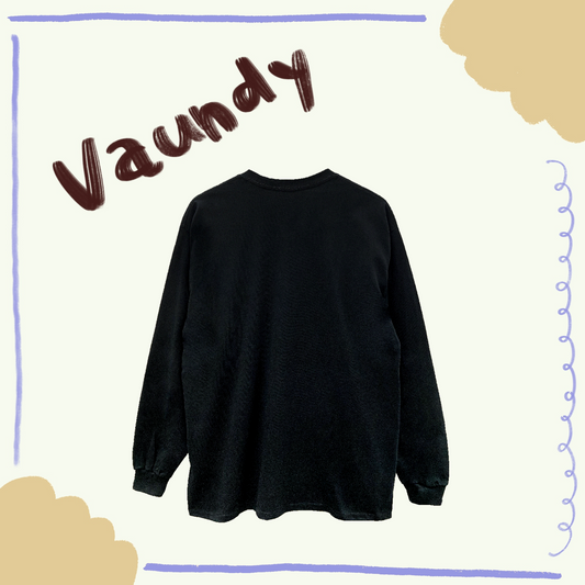 🍥 Vaundy - Logo Long Sleeve T-Shirts[Black] ♪︎