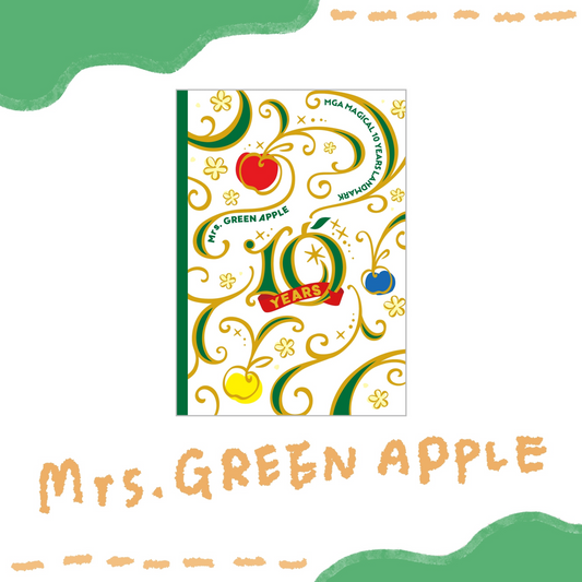 🍏 Mrs. GREEN APPLE - MAGICAL 10 YEARS LANDMARK - 筆記本 ♪︎ - 【中期預購-12月中旬】