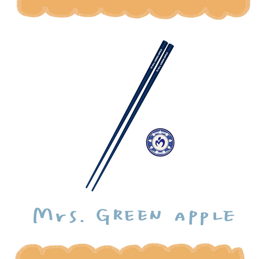 🍏 Mrs. GREEN APPLE - MAGICAL 10 YEARS LANDMARK - 筷子&筷架 / 濃藍色 ♪︎ - 【中期預購-12月中旬】