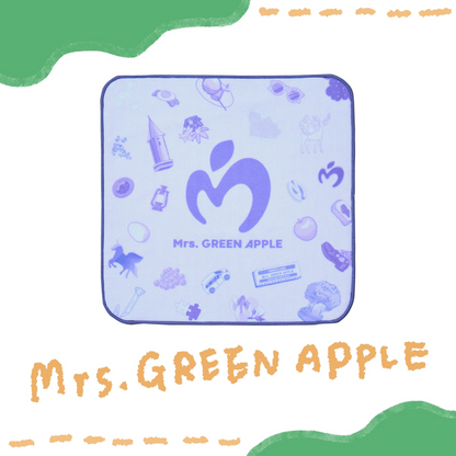 🍏 Mrs. GREEN APPLE - MAGICAL 10 YEARS LANDMARK - 迷你毛巾 / C ♪︎ - 【中期預購-12月中旬】