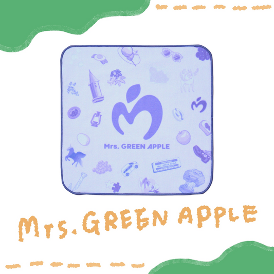 🍏 Mrs. GREEN APPLE - MAGICAL 10 YEARS LANDMARK - 迷你毛巾 / C ♪︎ - 【中期預購-12月中旬】