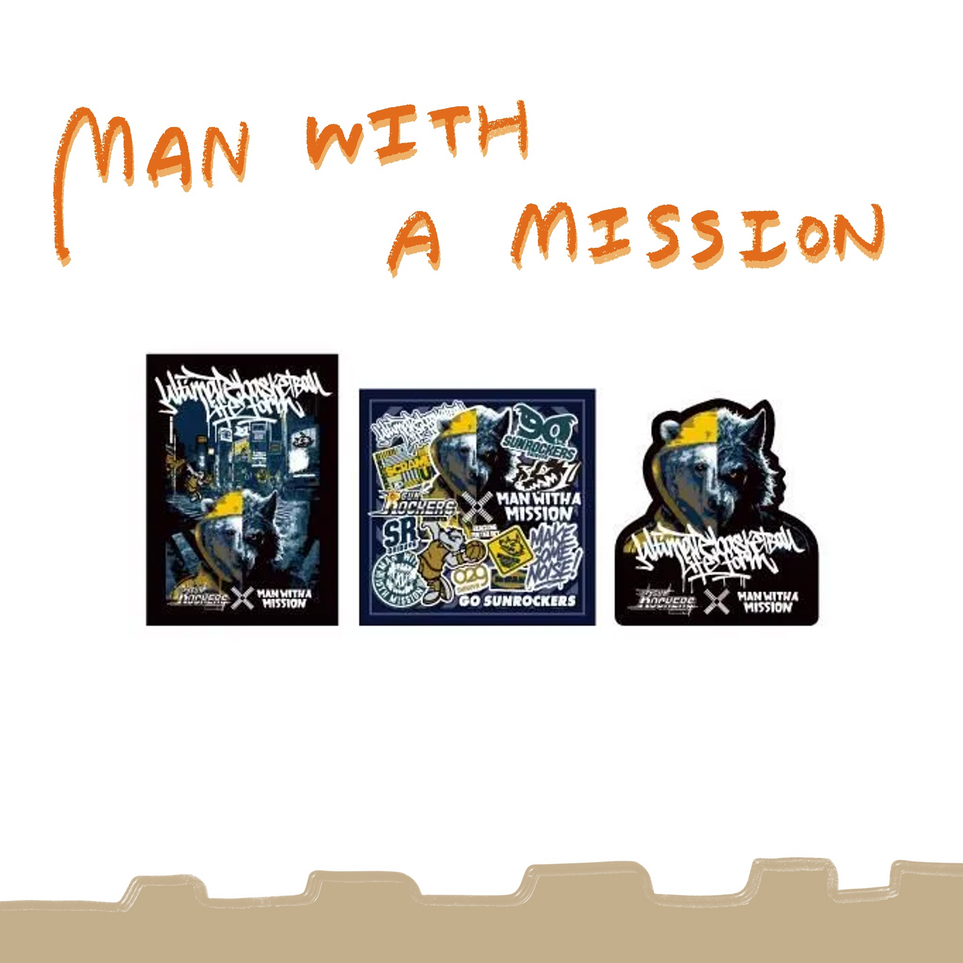🐺 MAN WITH A MISSION - MAN WITH A MISSION × SUNROCKERS SHIBUYA