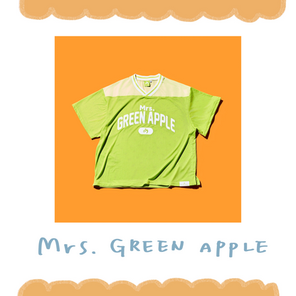 🍏 Mrs. GREEN APPLE - ≪ゼンジン未到とイ/ミュータブル〜間奏編〜≫ - MGA 網眼T-Shirt ♪︎ - 【長期預購-10月下旬】