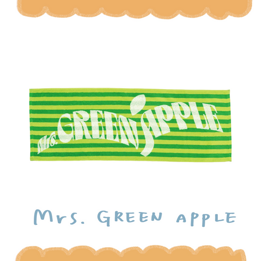 🍏 Mrs. GREEN APPLE - MAGICAL 10 YEARS LANDMARK - MGA 涼感毛巾 2025 ♪︎ - 【中期預購-12月中旬】