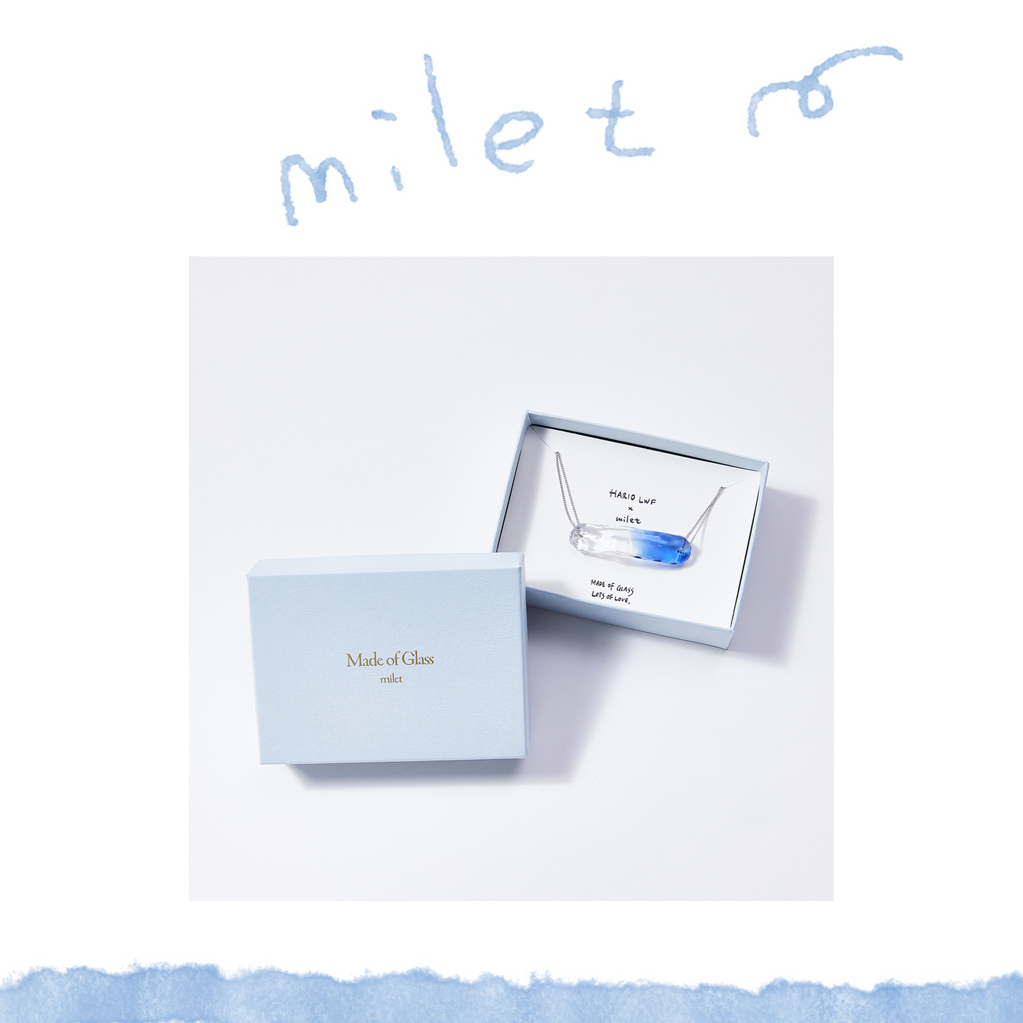 🎈 milet - milet live tour “Made of Glass” - Made of Glass Blur Bracelet ♪︎